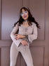 2in1 LUX set "SAVAGE ROSE" - beige